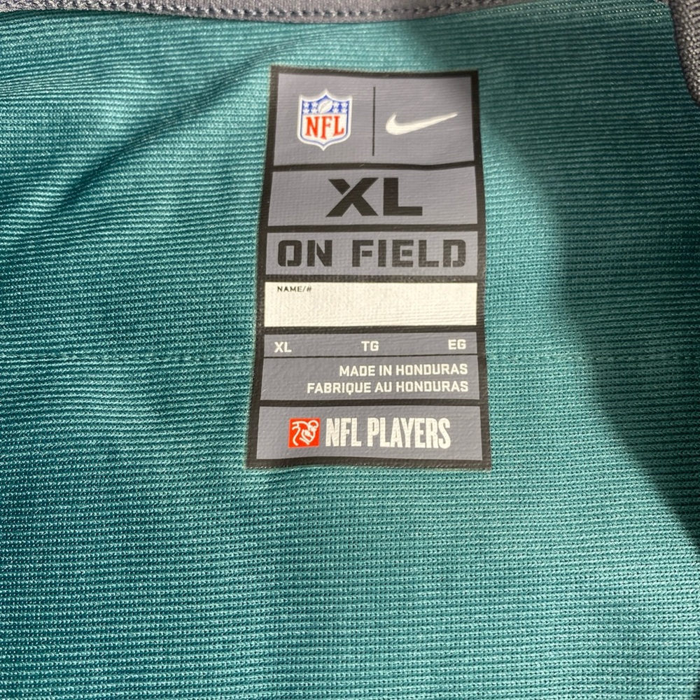 Philadelphia Eagles Green Jersey Man XL Nike NFL - Picture 4 of 14